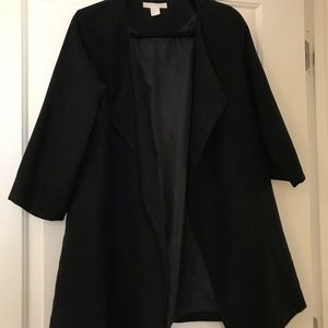 Black suede blazer 💼 👩🏼‍💻